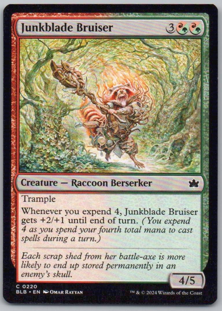 Junkblade Bruiser 220 Normal Creature Card - Bloomburrow
