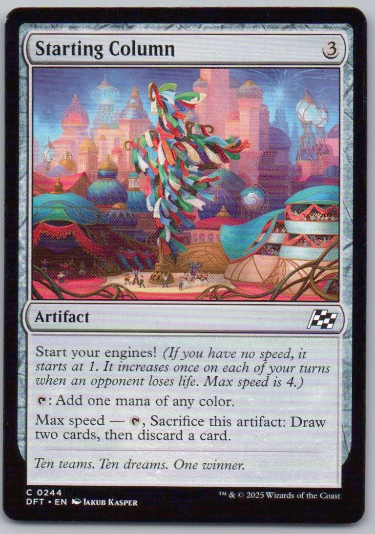 Starting Column 244 Normal Artifact Card - Aetherdrift