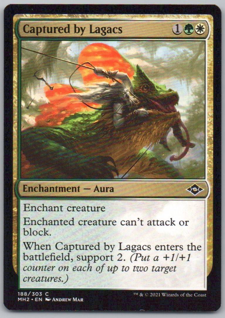 Captured by Lagacs 188 0 Enchantment Card - Modern Horizons 2
