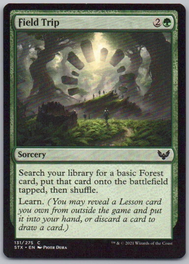 Field Trip 131 Normal Sorcery Card - Strixhaven: School of Mages