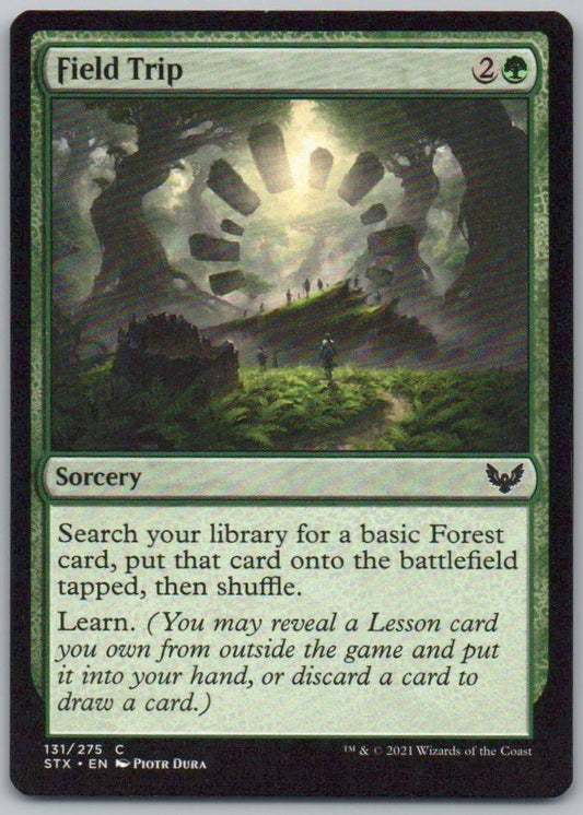 Field Trip 131 Normal Sorcery Card - Strixhaven: School of Mages