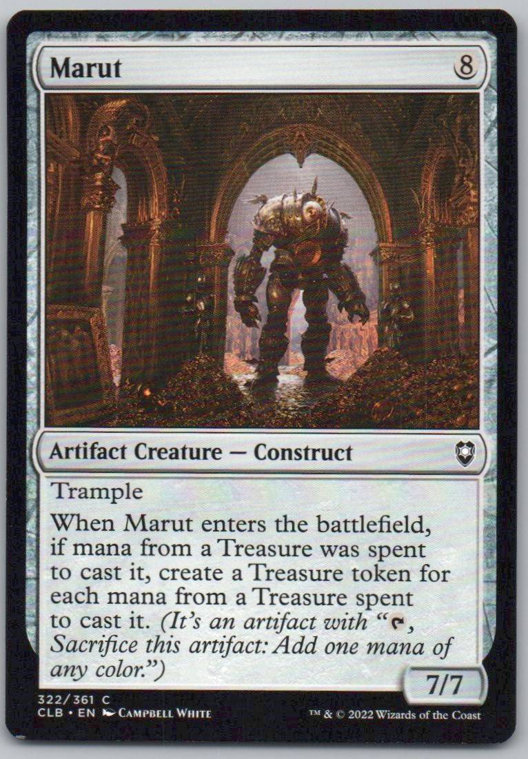 Marut 322 Normal Artifact Card - Commander Legends: Battle for Baldur's Gate
