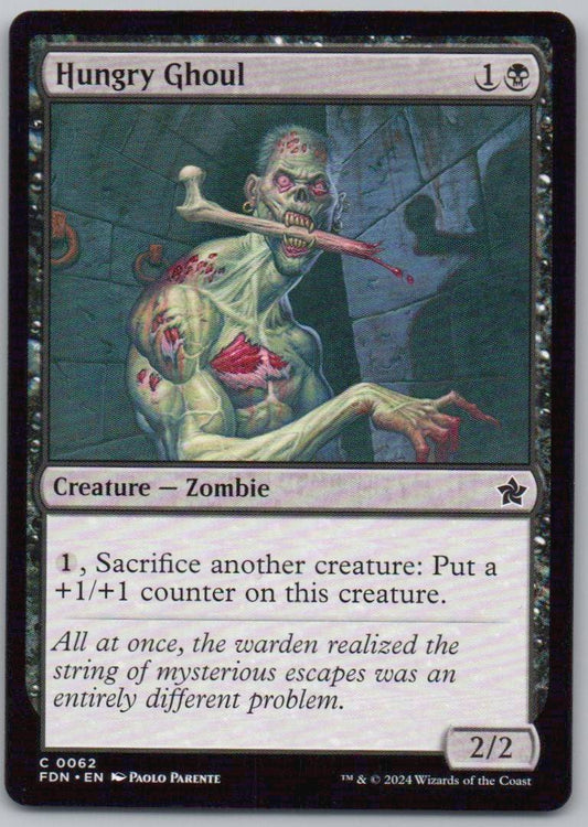 Hungry Ghoul 62 Normal Creature Card - Foundations