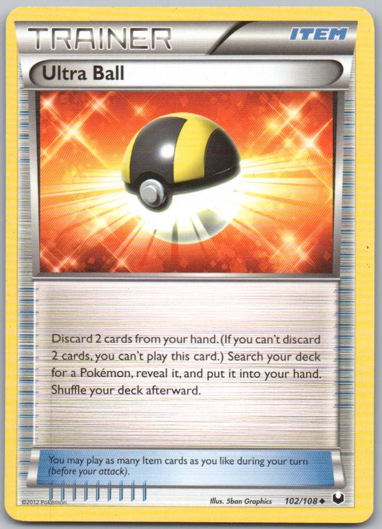 Ultra Ball 102 Normal Trainer Card - Dark Explorers