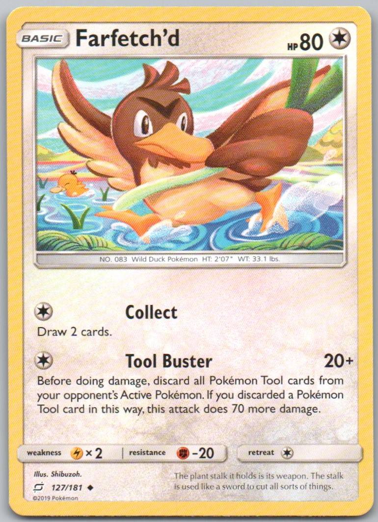 Farfetch'd 127 Normal Colorless Card - Team Up
