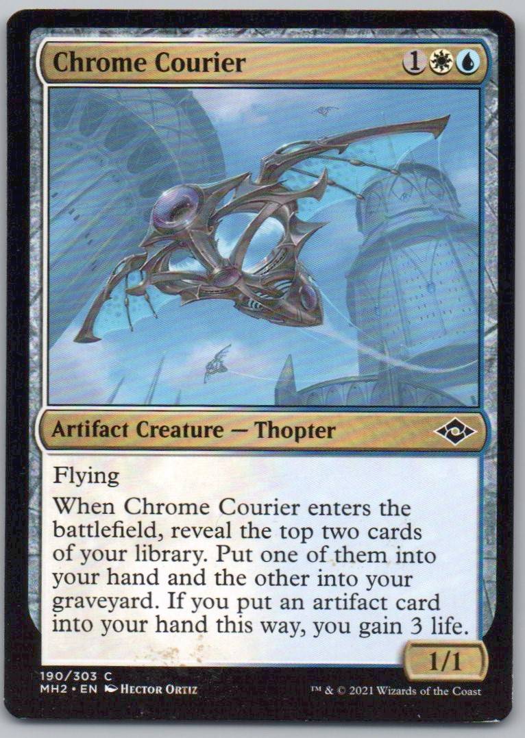 Chrome Courier 190 Normal Artifact Card - Modern Horizons 2
