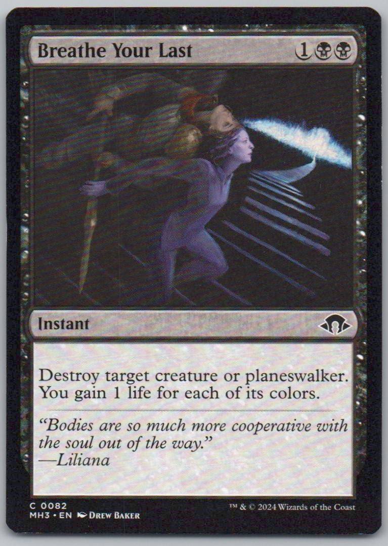 Breathe Your Last 82 0 Instant Card - Modern Horizons 3