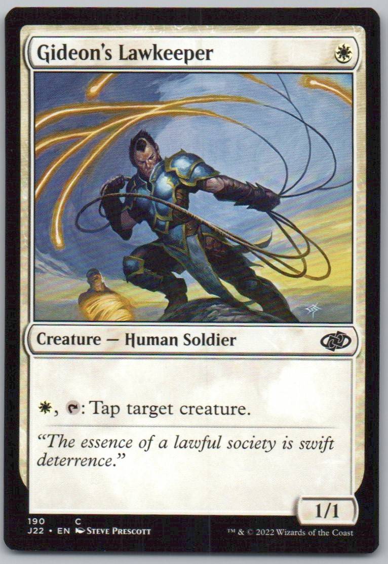 Gideon's Lawkeeper 190 0 Creature Card - Jumpstart 2022