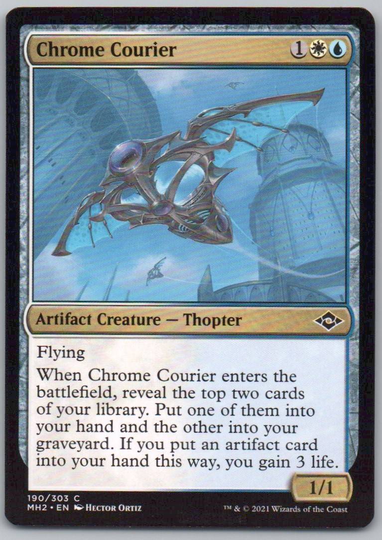 Chrome Courier 190 0 Artifact Card - Modern Horizons 2