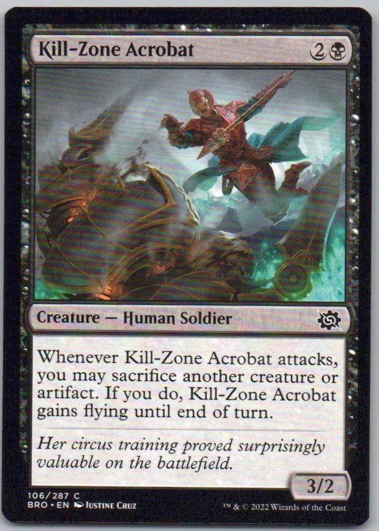 Kill-Zone Acrobat 106 Normal Creature Card - The Brothers' War