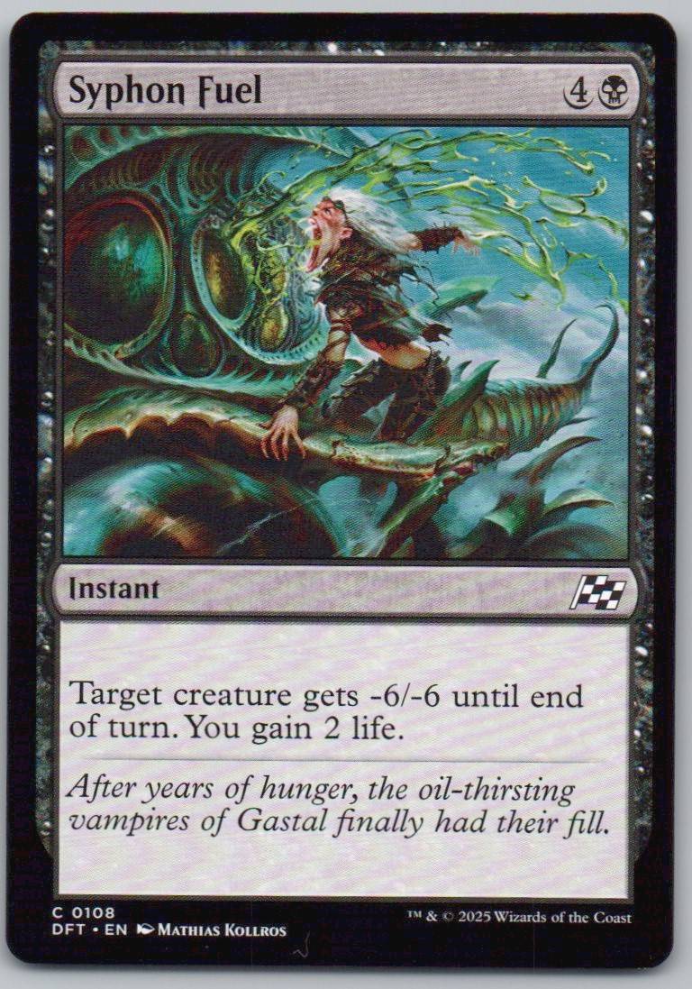 Syphon Fuel 108 Normal Instant Card - Aetherdrift