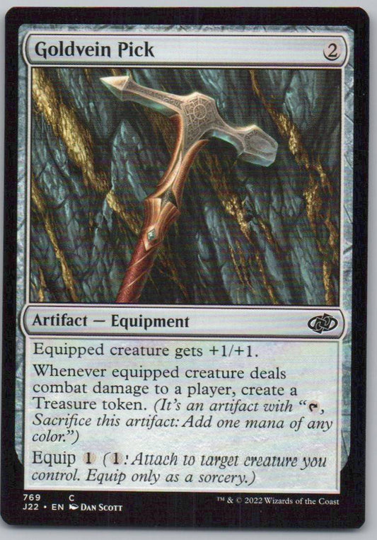 Goldvein Pick 769 0 Artifact Card - Jumpstart 2022