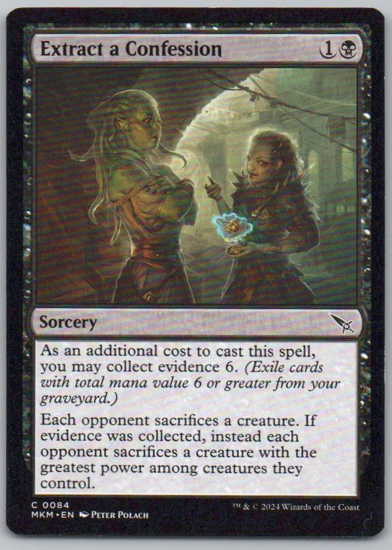 Extract a Confession 84 Normal Sorcery Card - Murders at Karlov Manor