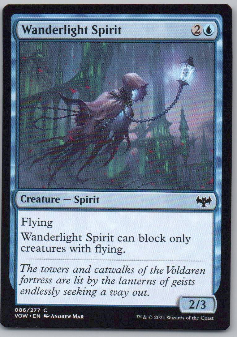 Wanderlight Spirit 86 Normal Creature Card - Innistrad: Crimson Vow