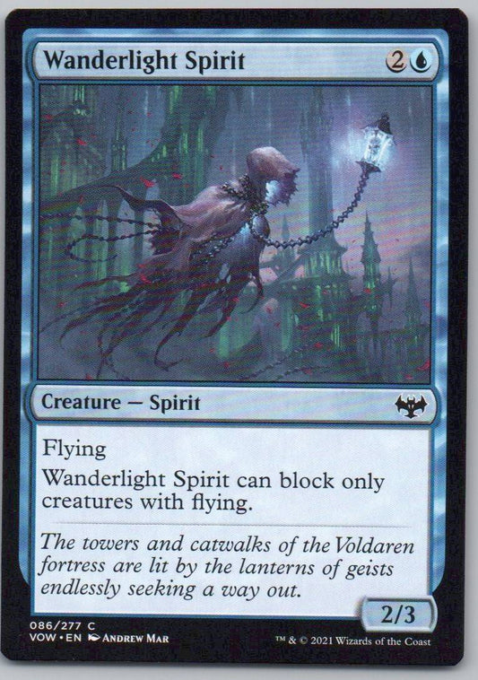 Wanderlight Spirit 86 Normal Creature Card - Innistrad: Crimson Vow