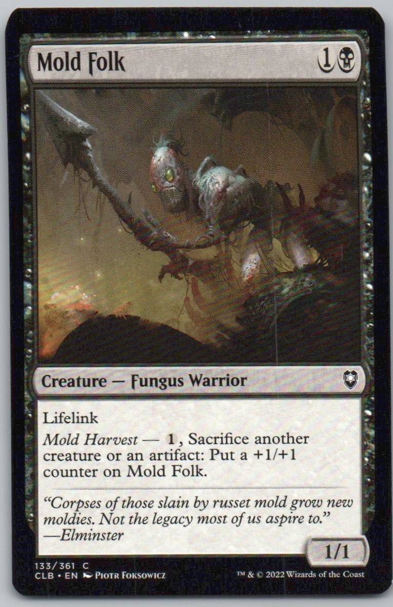 Mold Folk 133 Normal Creature Card - Commander Legends: Battle for Baldur's Gate