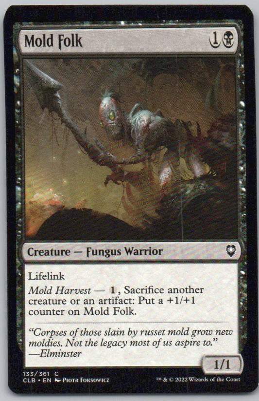 Mold Folk 133 Normal Creature Card - Commander Legends: Battle for Baldur's Gate