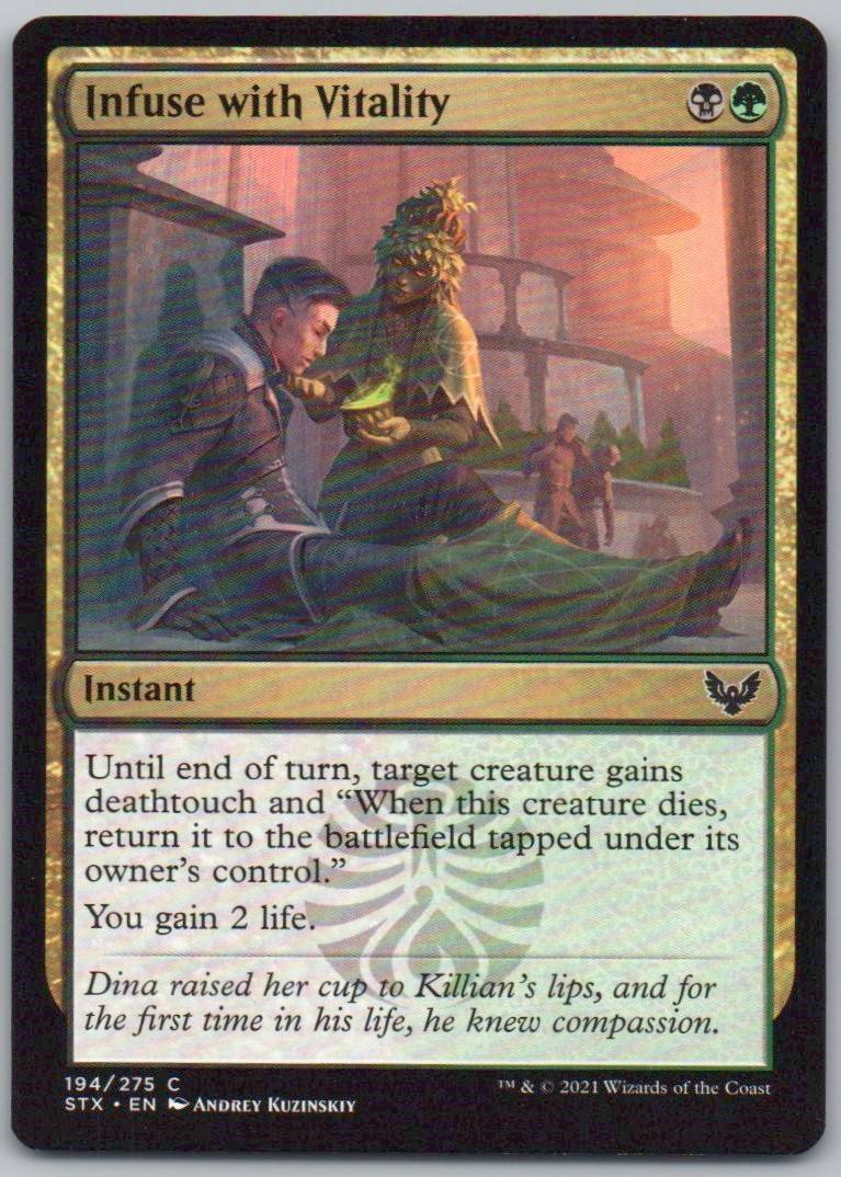 Infuse with Vitality 194 Normal Instant Card - Strixhaven: School of Mages
