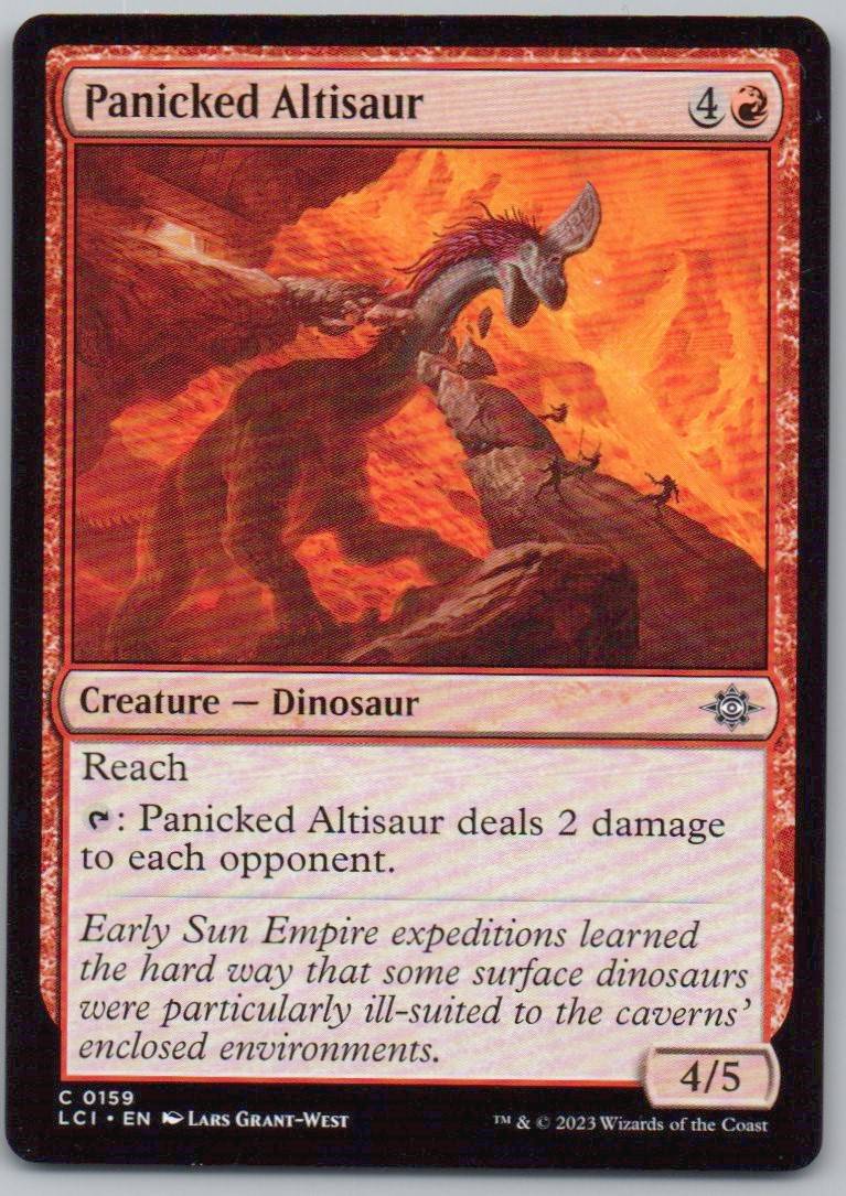 Panicked Altisaur 159 0 Creature Card - The Lost Caverns of Ixalan