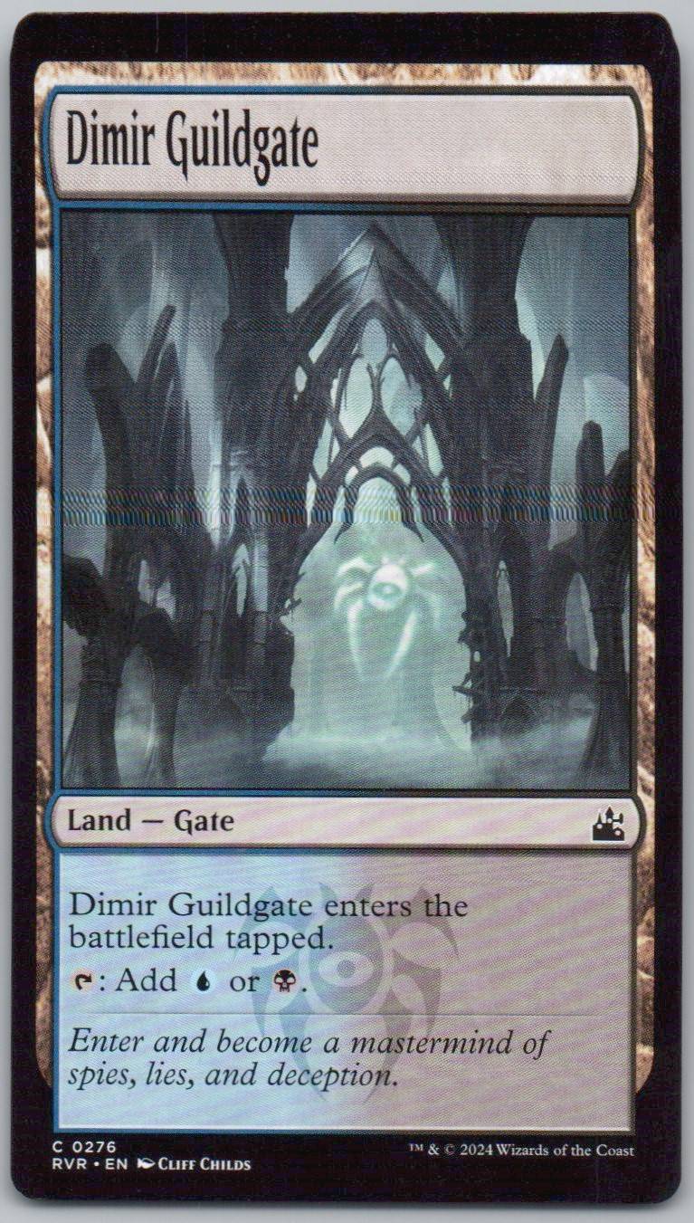 Dimir Guildgate 276 Normal Land Card - Ravnica Remastered