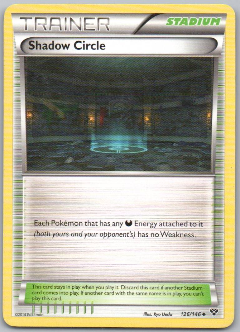 Shadow Circle 126 Normal Trainer Card - XY