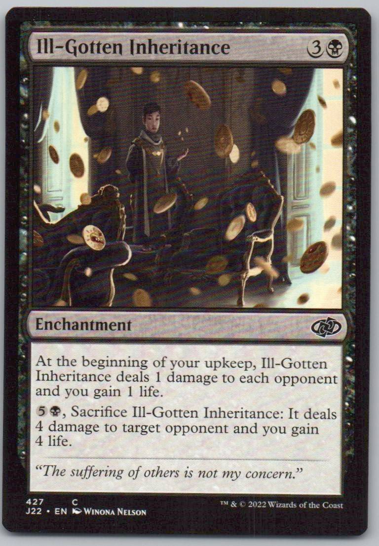 Ill-Gotten Inheritance 427 0 Enchantment Card - Jumpstart 2022