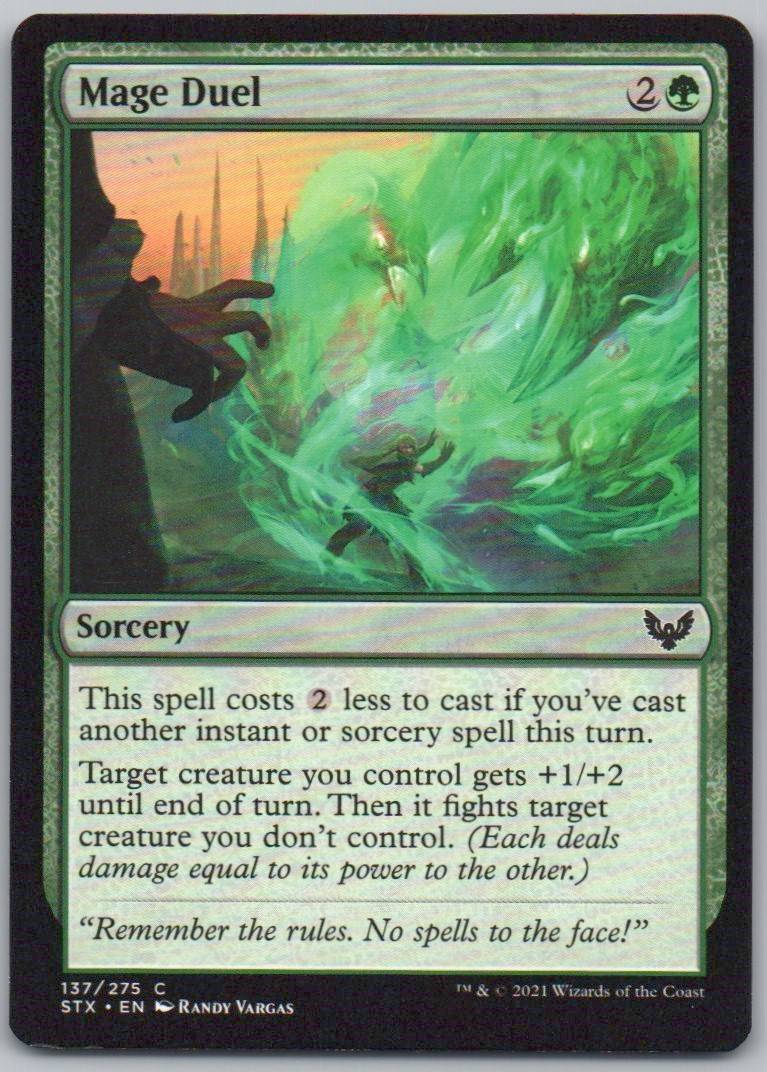 Mage Duel 137 Normal Sorcery Card - Strixhaven: School of Mages