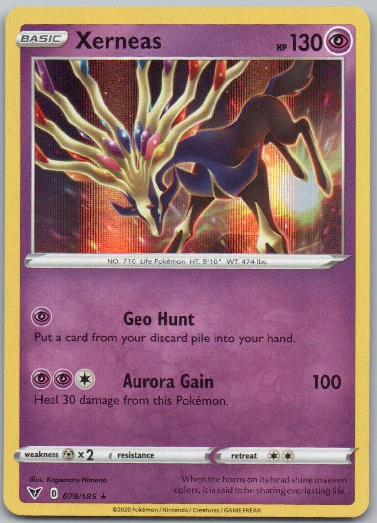 Xerneas 078 Holo Psychic Card - Vivid Voltage