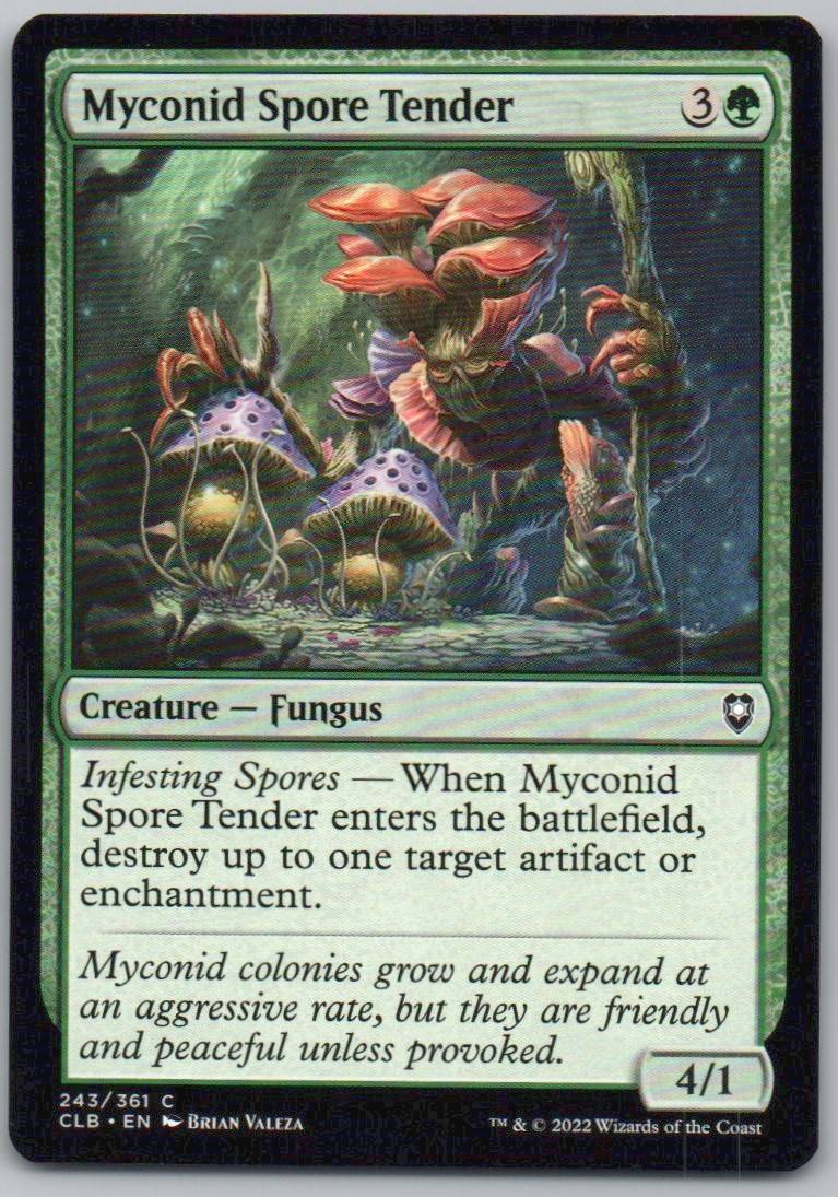 Myconid Spore Tender 243 Normal Creature Card - Commander Legends: Battle for Baldur's Gate