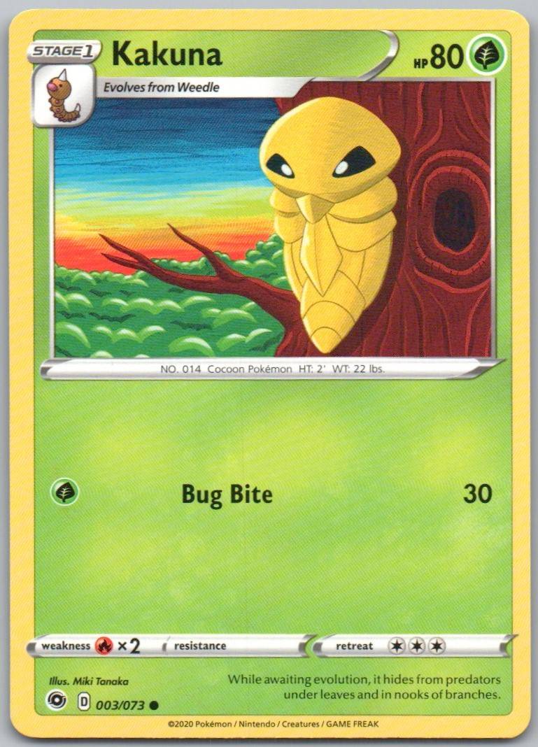Kakuna 003 Normal Grass Card - Champion's Path