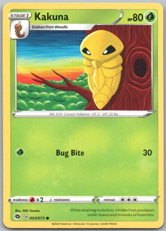 Kakuna 003 Normal Grass Card - Champion's Path