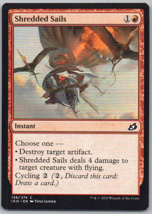 Shredded Sails 136 0 Instant Card - Ikoria: Lair of Behemoths