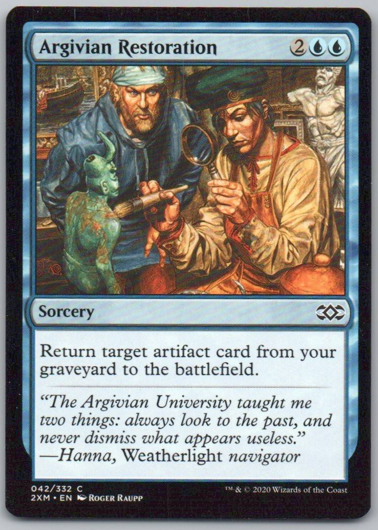 Argivian Restoration 42 Normal Sorcery Card - Double Masters