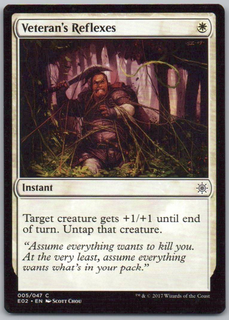 Veteran's Reflexes 5 Normal Instant Card - Explorers of Ixalan