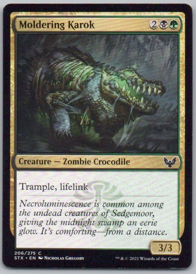 Moldering Karok 206 Normal Creature Card - Strixhaven: School of Mages