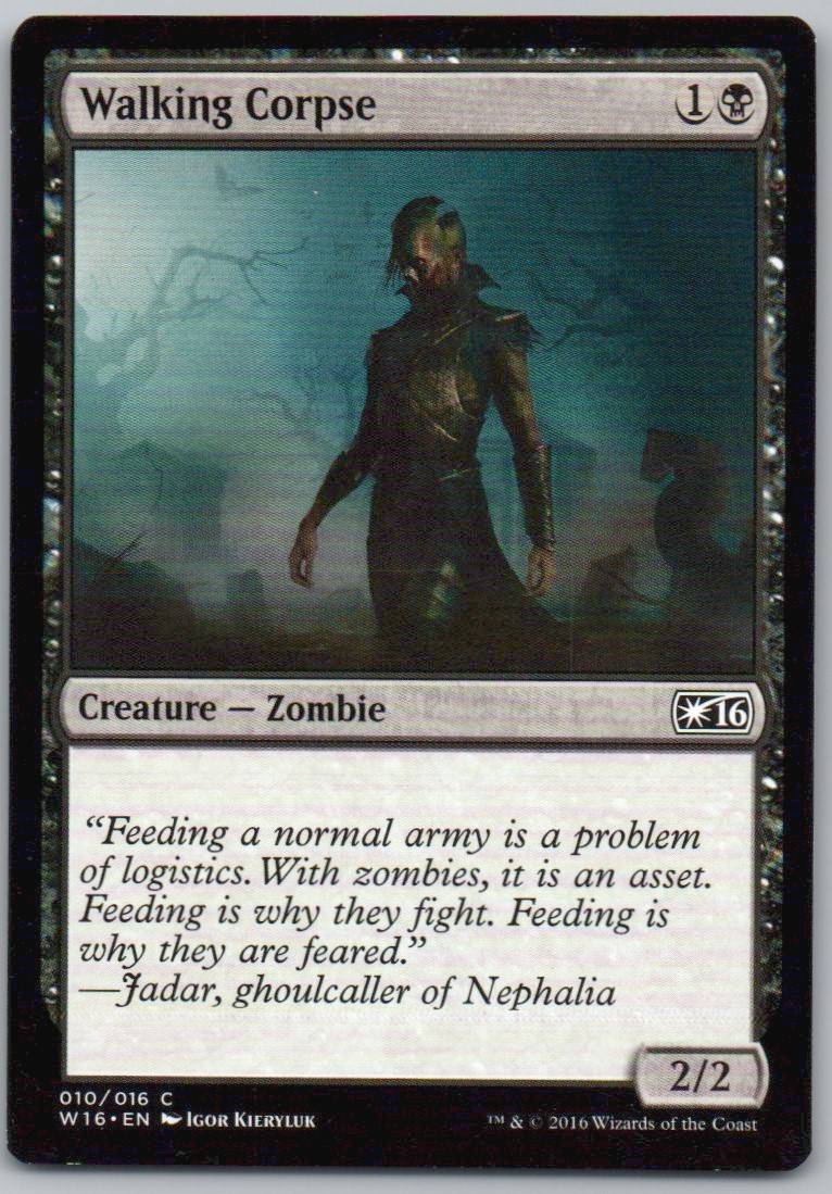 Walking Corpse 10 Normal Creature Card - Welcome Deck 2016
