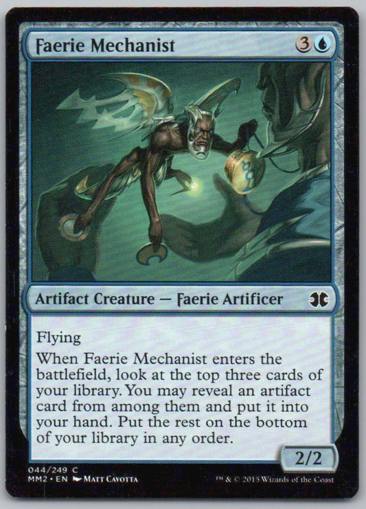 Faerie Mechanist 44 Normal Artifact Card - Modern Masters 2015