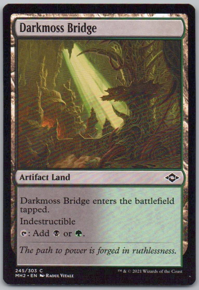 Darkmoss Bridge 245 0 Artifact Card - Modern Horizons 2