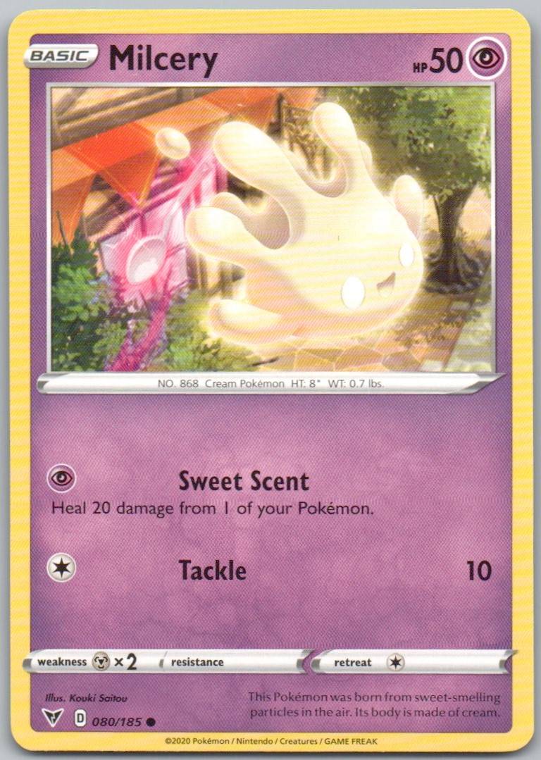 Milcery 080 Normal Psychic Card - Vivid Voltage