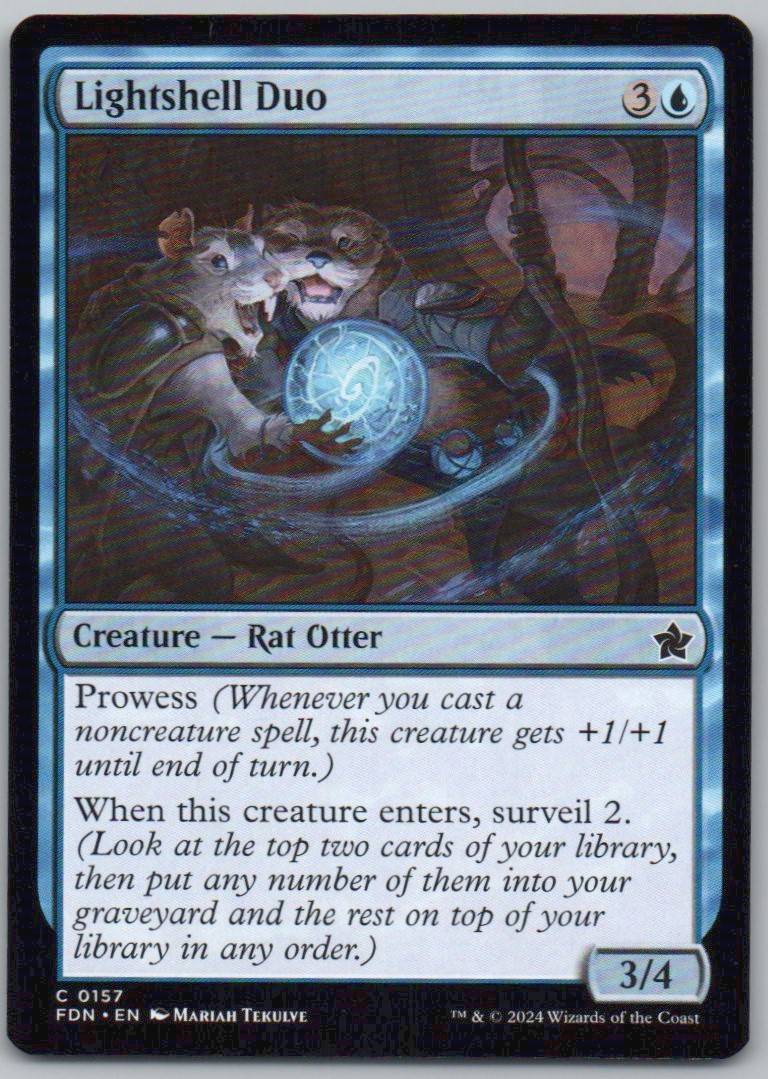 Lightshell Duo 157 Normal Creature Card - Foundations