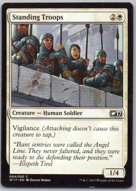 Standing Troops 4 Normal Creature Card - Welcome Deck 2017