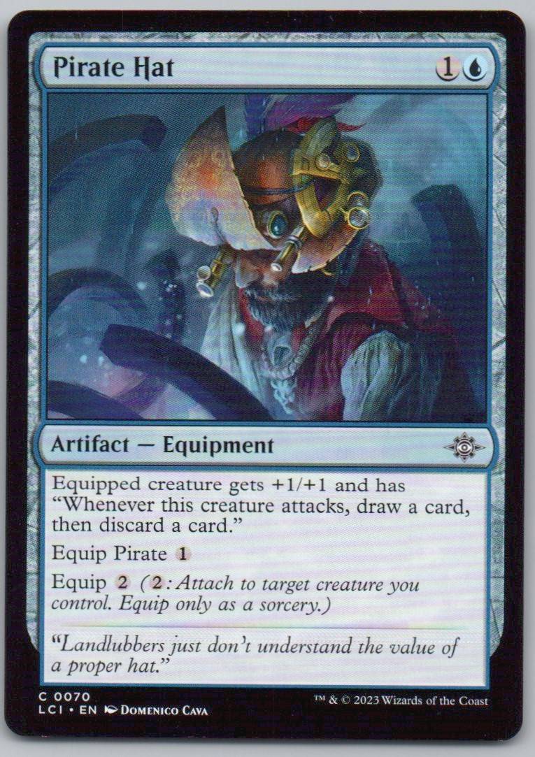 Pirate Hat 70 0 Artifact Card - The Lost Caverns of Ixalan
