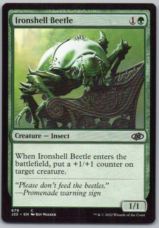 Ironshell Beetle 679 0 Creature Card - Jumpstart 2022