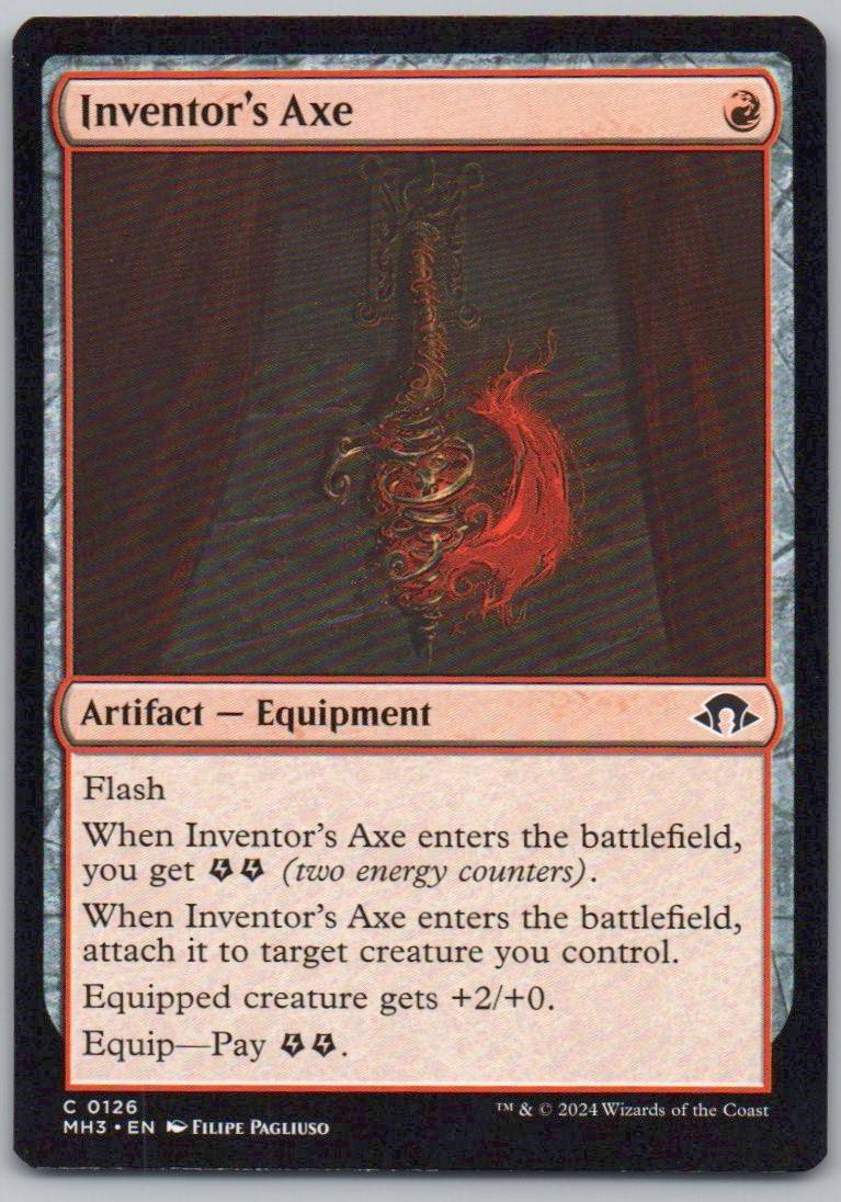 Inventor's Axe 126 0 Artifact Card - Modern Horizons 3