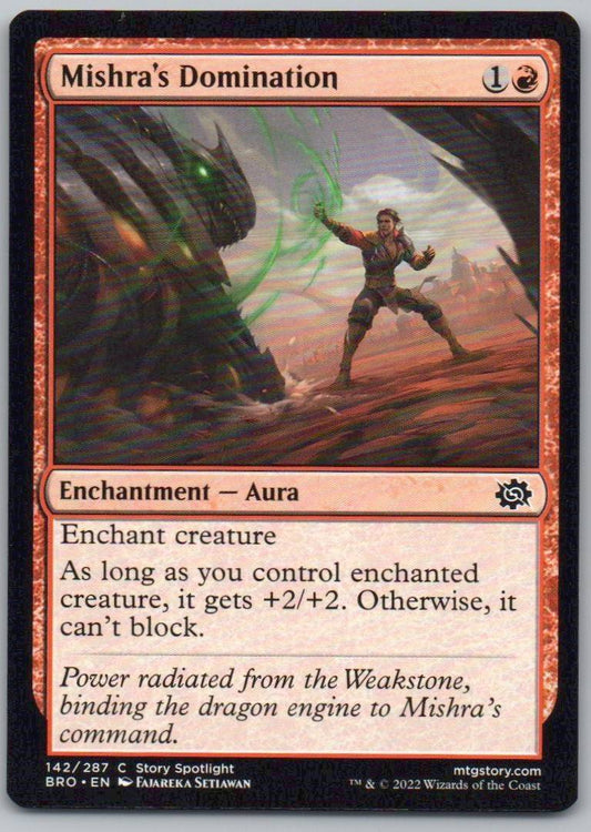 Mishra's Domination 142 Normal Enchantment Card - The Brothers' War