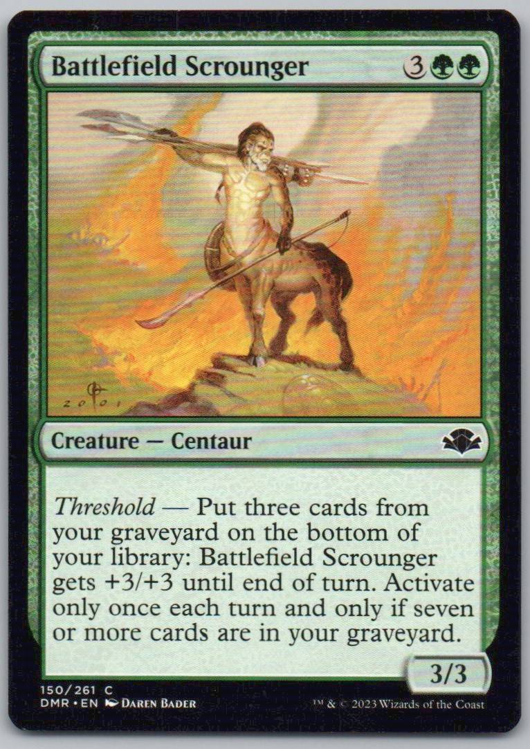 Battlefield Scrounger 150 Normal Creature Card - Dominaria Remastered