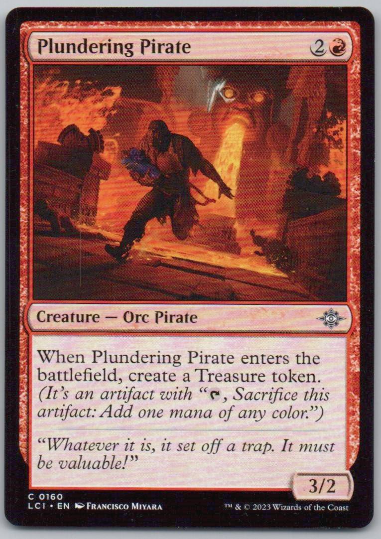 Plundering Pirate 160 0 Creature Card - The Lost Caverns of Ixalan
