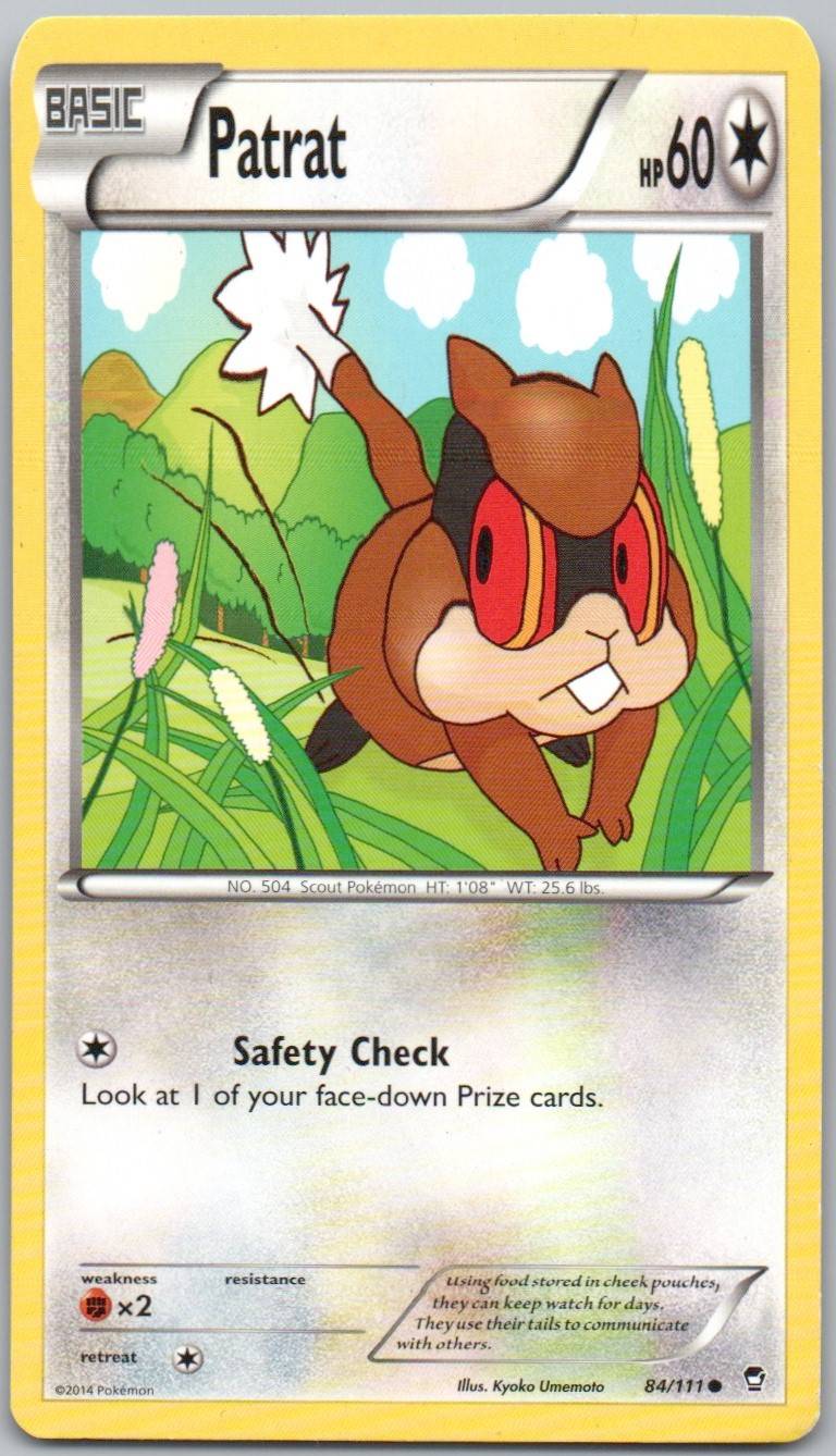 Patrat 084 Normal Colorless Card - Furious Fists