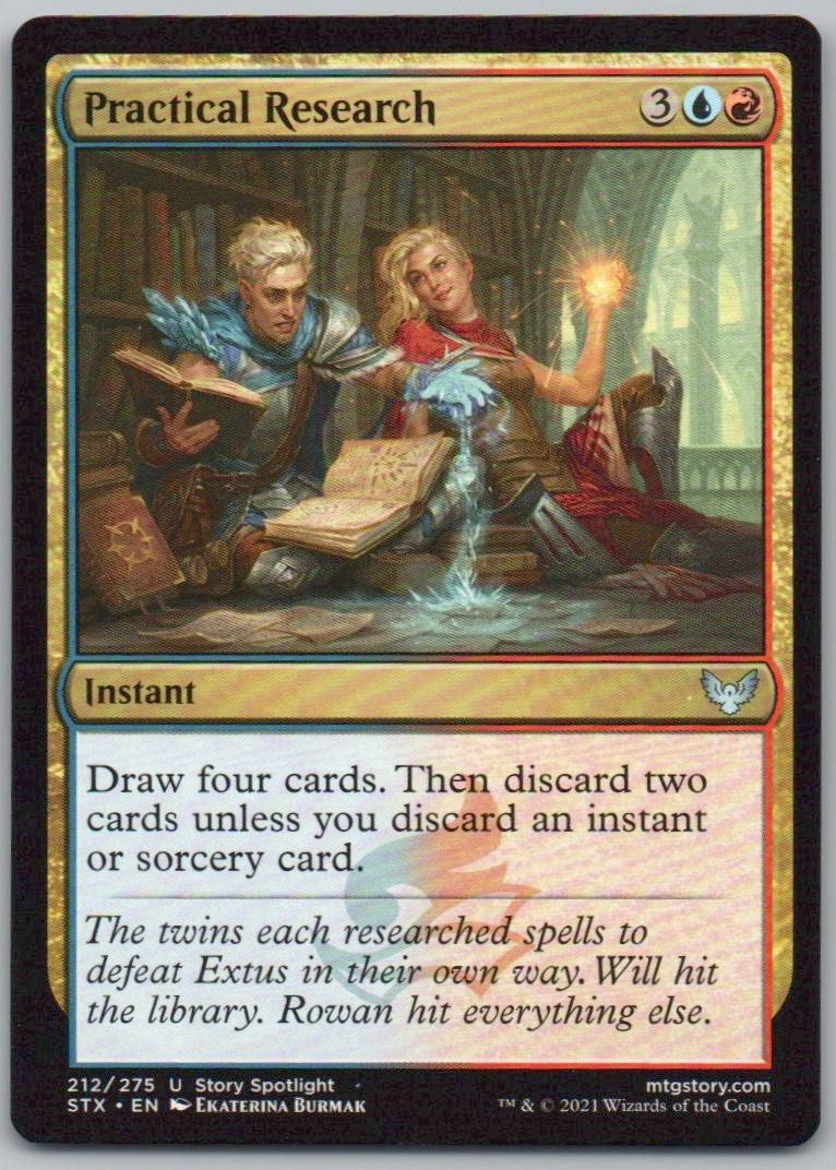 Practical Research 212 Normal Instant Card - Strixhaven: School of Mages