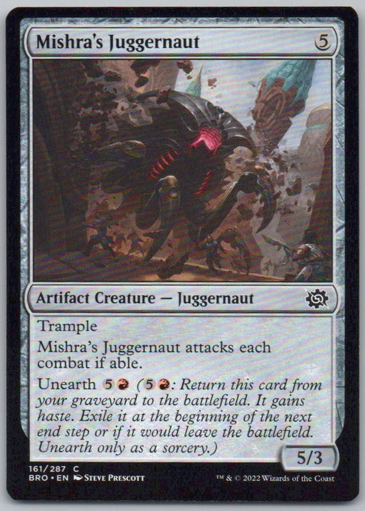 Mishra's Juggernaut 161 Normal Artifact Card - The Brothers' War